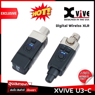 XVIVE U3-C ชุดรับส่ง สัญญาณ ไมโครโฟน XLR to XLR แท้💯% อุปกรณ์ ไมค์ 12-24v Condenser Digital wireless 2.4GHz