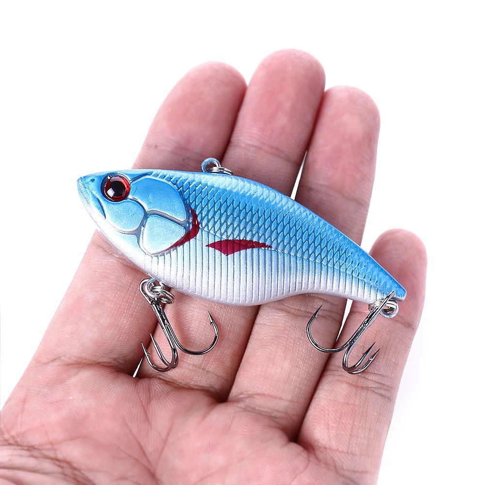 Hengjia เหยื่อตกปลาประดิษฐ์ 7.5 ซม. / 18 กรัม 1 ชิ้น VIB Fishing Lure Artificial Hard Baits Fishing Tackle ราคา ถูกที่สุด ดีลบีเคเค แกลเลอรีภาพที่ 3