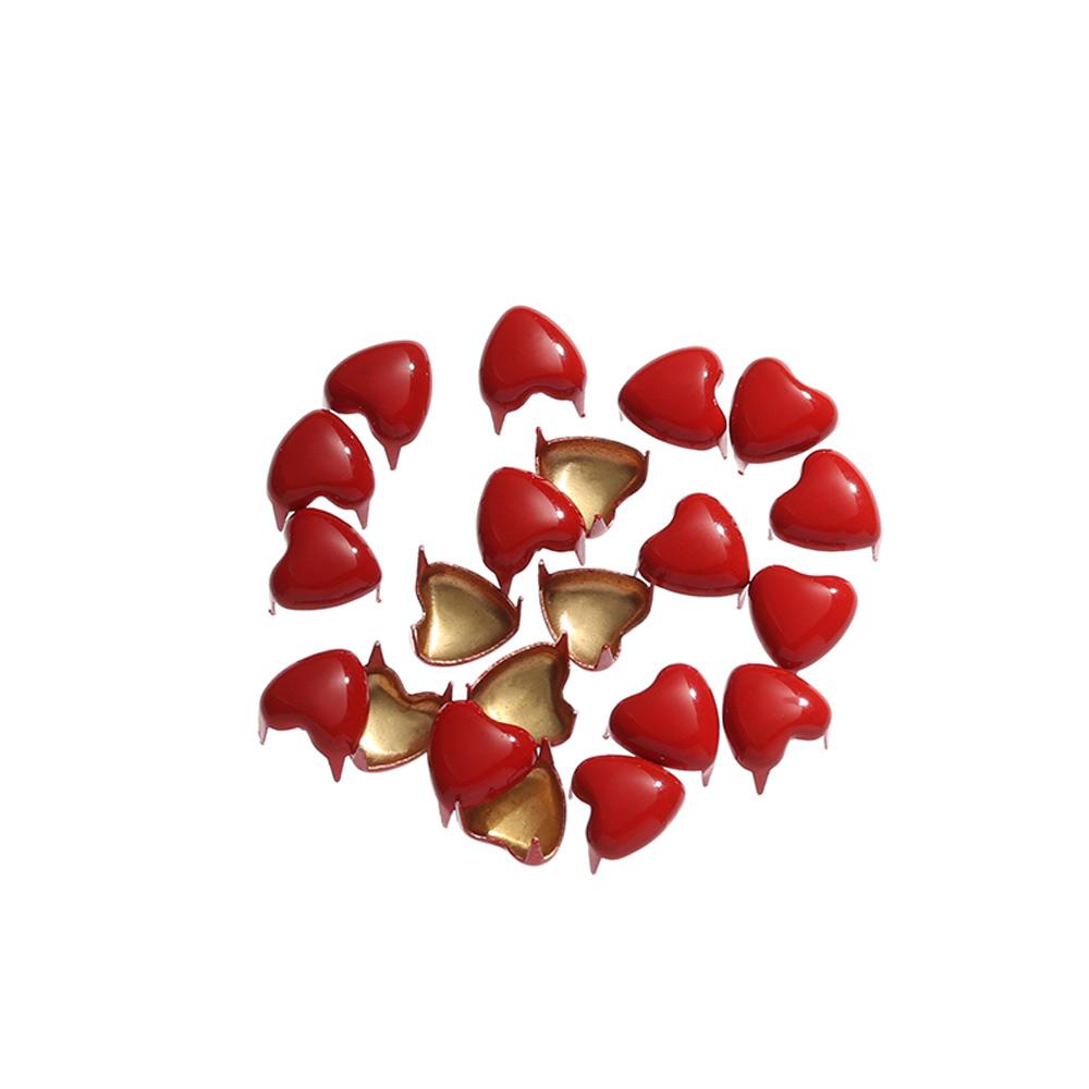 HANWA 20 ชิ้น Love ปุ่มหัวเข็มขัด Mini สีสัน Star หัวเข็มขัดอุปกรณ์เย็บผ้า - รูปที่ 2