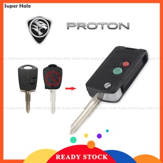 ใหม่เคสกุญแจรีโมทรถยนต์แบบพับได้สําหรับ Proton (ใบมีด / ใบมีดซ้าย)