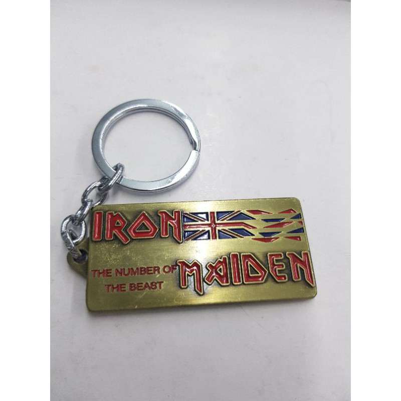 Key Chain Iron Maiden  ทองเหลือง