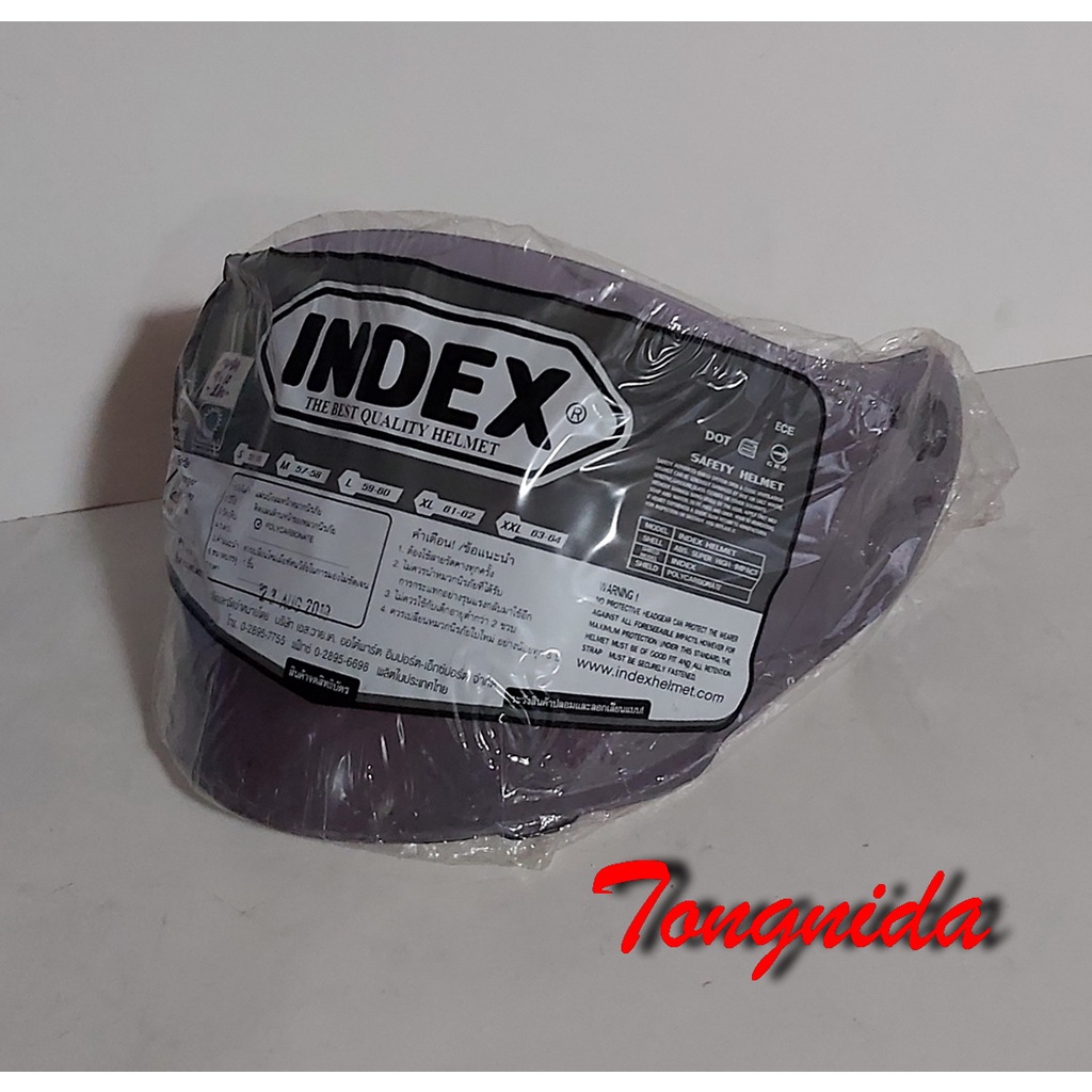หน้า​หมวก​ INDEX MONZA แท้​ สีฟิลม์อ่อน สีใส หรือ ชุดซ่อมหมวก