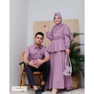 Dalmi Couple MOSSCRAPE Mate Get Gamis เสื้อเชิ้ตคู่รัก ล่าสุด 2022 เสื้อคู่รัก เสื้อมุสลิม ชุดเทมุสลิม