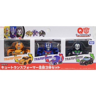 [RARE] TAKARA TRANSFORMERS CHORO Q : QTFS-01 NEW TRANSFORMERS MOVIE Ver. : รถแปลงร่างจิโร่คิวน่ารักๆจาก TAKARAของแท้100%