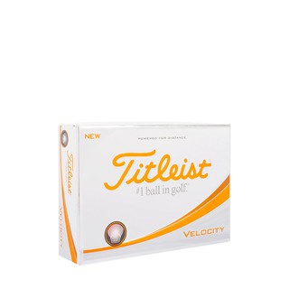 TITLEIST TITLEIST Velocity ลูกกอล์ฟ สีขาว ไซส์ One size อุปกรณ์กีฬาอื่นๆ อุปกรณ์กีฬา อุปกรณ์ กีฬา