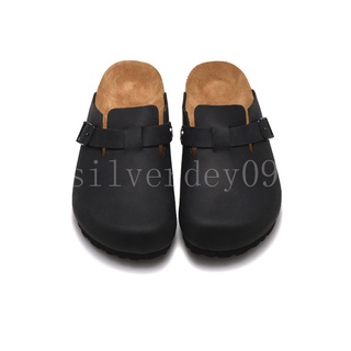 Birken black BIRKENSTOCK รองเท้าแตะ รองเท้าชายหาด สีดํา สําหรับผู้ชายและผู้หญิง