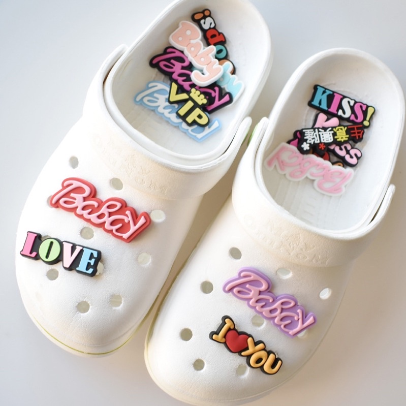 💦พร้อมส่ง💦Jibbitz จิ๊บบิท ตัวติดรองเท้าที่มีรู ทุกยี่ห้อ ลายการ์น่ารักๆ มุ้งมิ้ง (ราคาต่อ 1 ชิ้น)