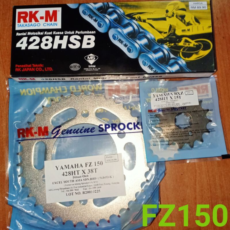SPOKET RKM SET 428 FZ150 / Y15ZR