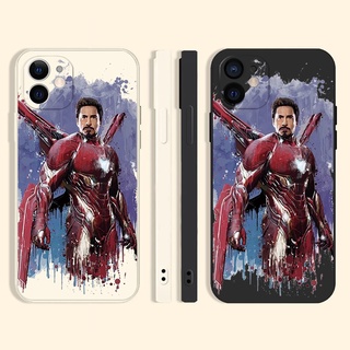 The Avengers เคสไอโฟน 13pro Marvel iron Man 8พลัส 7 8 Plus Se2020 เคส iPhone 11 12 13 14 promax phone case X Xr Xs cover