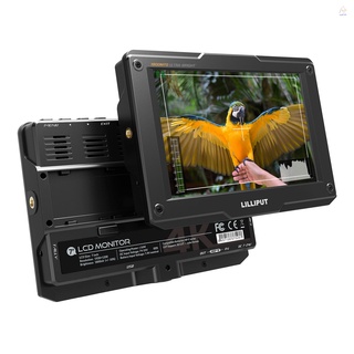 LILLIPUT H7 7 Inch 4K Ultra Brightness On-Camera Monitor with Full HD Resolution 1800nit Sunlight Viewable 4K-HDMI Input Output Support HDR 3D-LUT Functions for Taking Photos &amp; Creating Movies