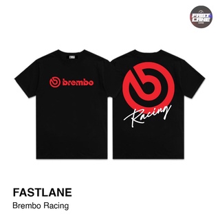 673d //เสื้อยืด Oversize สายซิ่ง  Brembo Fastlane เสื้อผู้ชาย/ผู้หญิง!