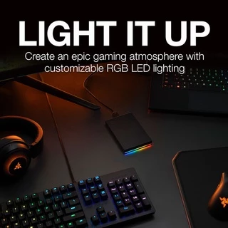 Seagate FireCuda Gaming RGB 2TB 5TB USB 3.2 Gen 1 Plug & Play External Harddisk (STKL)