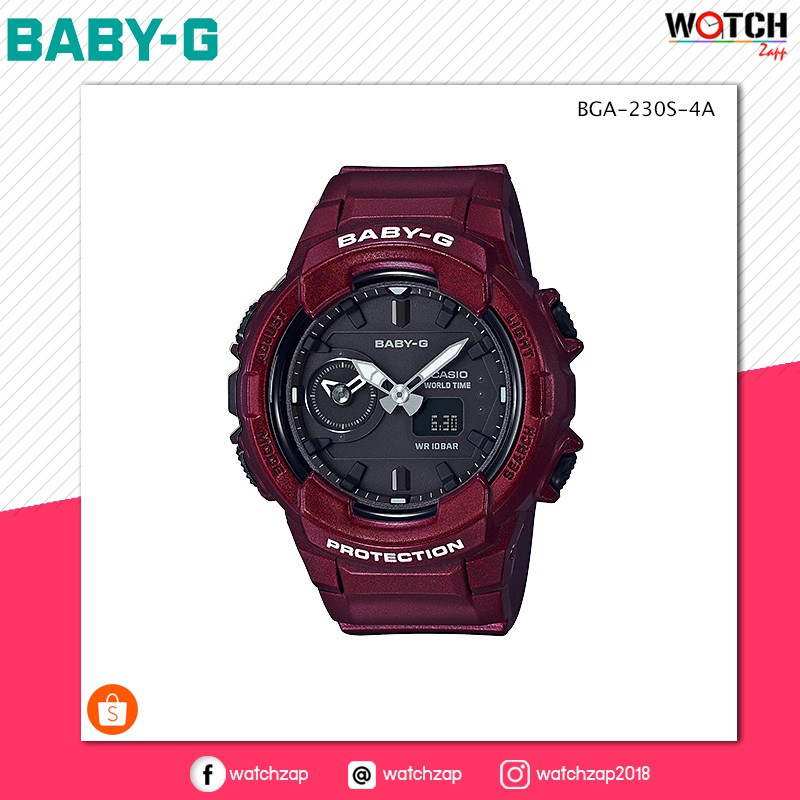 Casio Baby-G นาฬิกาข้อมือสุภาพสตรี รุ่น BGA-230S-4A