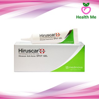 Hiruscar anti acne spot gel 4G ,10G ฮีรูสการ์ แอนตี้ แอคเน่ สปอต เจล 4 กรัม และ 10 กรัม  เจลใสแต้มสิว ลดรอยดำจากสิว