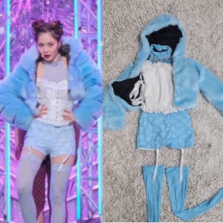 Babygaga ชุดเต้น ชุดเคป๊อป ชุดโคฟ ชุดโคฟเวอร์ Hyuna ฮยอนอา ชุดKpop Kpop Dance Costume Stage Outfit