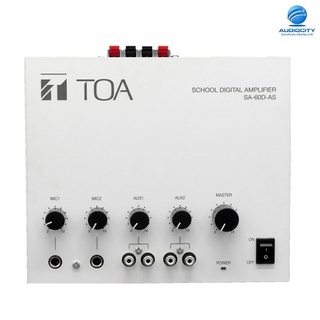 TOA SA-60D-AS เครื่องขยายเสียงห้องเรียน 60 วัตต์