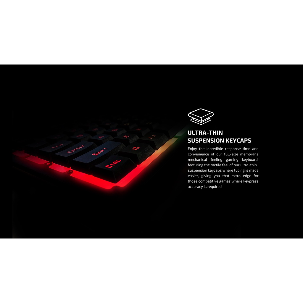 ซื้อคู่ถูกกว่า!!! ...KEYBOARD (คีบอร์ด) AOC GK200 GAMING KEYBOARD (LED สีรุ้ง) ประกัน 2 ปี ของแท้ ประกันศูนย์