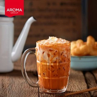 Aroma ชาโบราณ ชาหัวสิงห์ ชาผงปรุงสำเร็จ ตราหัวสิงห์ 3 ดาว (400 กรัม/ซอง)