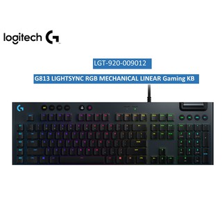 Logitech G813 LIGHTSYNC RGB MECHANICAL Gaming Keyboard (คีย์บอร์ดเกมมิ่ง)