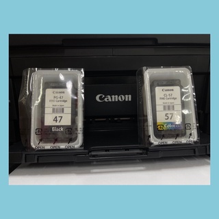 ตลับหมึกเปล่าอิงค์เจ็ท Canon PG-47 / CL-57 ใช้หมดแล้ว เหมาะสำหรับนำไปเติมหมึก