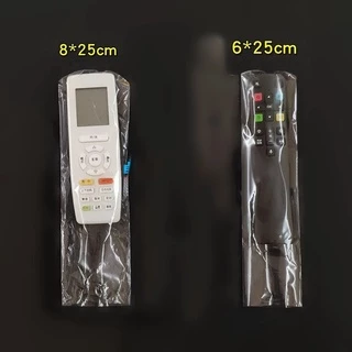 20 ชิ้น ฟิล์มหดความร้อน แบบใส ทีวี / รีโมทคอนโทรลเครื่องปรับอากาศ สําหรับ Xiaomi สําหรับ Samsung กระเป๋าป้องกัน สากล