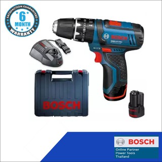 **CLEARANCE**BOSCH บ๊อช สว่านไขควงกระแทกไร้สาย รุ่น GSB 12-2-LI  สว่านไร้สาย