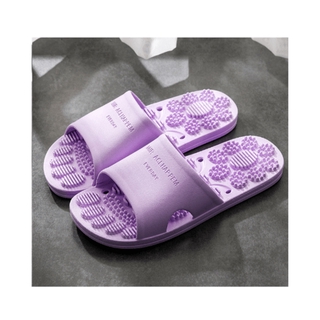 PRIMO  รองเท้าแตะ  PVC มีปุ่มนวด  เบอร์ 38-39 ZL013-PP389 สีม่วง