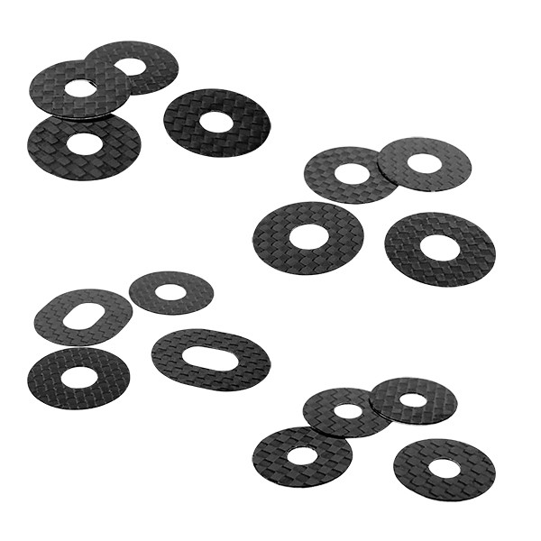 1up Racing Carbon Fiber Body Hole Protectors