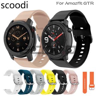 สายนาฬิกาข้อมือซิลิโคน สําหรับ Huami Amazfit GTR 47 มม. 42 มม. GTR Mini GTR 4 3 3pro 2 2e