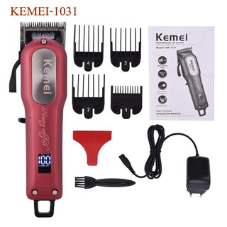 Kemei KM1031 KM-1031 ปัตเลี่ยนไร้สาย แบตตาเลียน (จอดิจิตอล) แบตเตอรี่เมื่อชาร์จไฟเต็ม เปิดใช้งานได้นานถึง 180 นาที