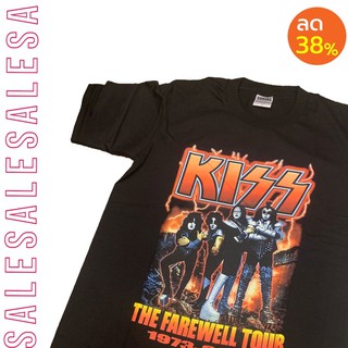 เสื้อยืดผ้าฝ้ายพรีเมี่ยมเสื้อวงดนตรี Kiss เสื้อผ้าแฟชั่นวัยรุ่น สายสตรีท คนชอบใส่เสื้อ oversizeห้ามพลาด