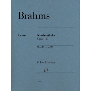 BRAHMS Piano Pieces op. 119 (HN1250)