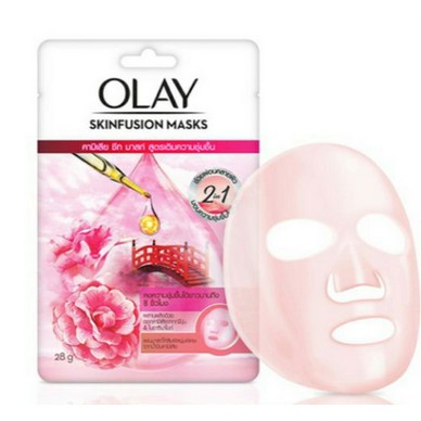โอเลย์ OLAY Skinfusion Masks Sheet Mask มาส์กแผ่น 28g