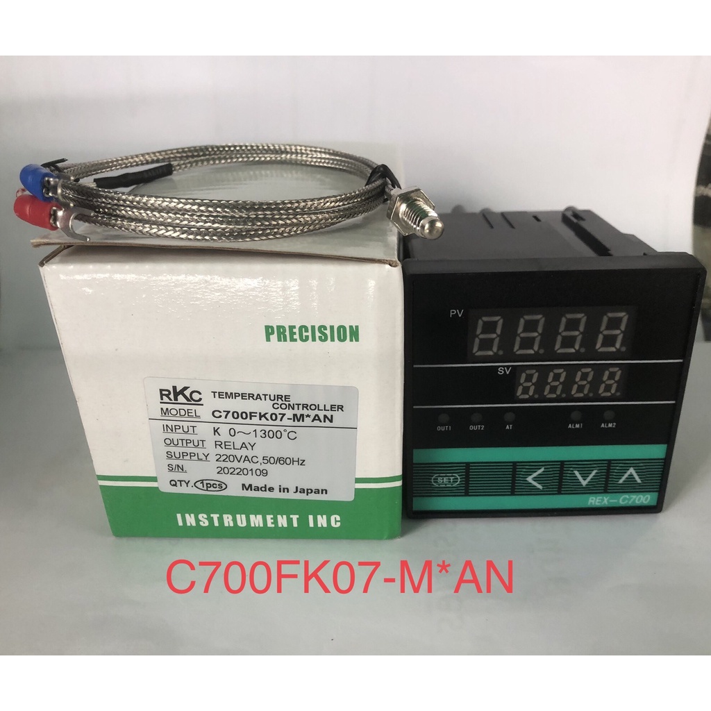 REX-C700  Temperature Controller  Digital 0-1300 องศา (Relay )220v ได้พร้อมสาย1ม.