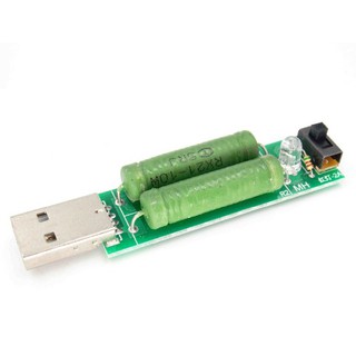 USB mini discharge load resistor 2A/1A With switch 1A Green led, 2A Red led