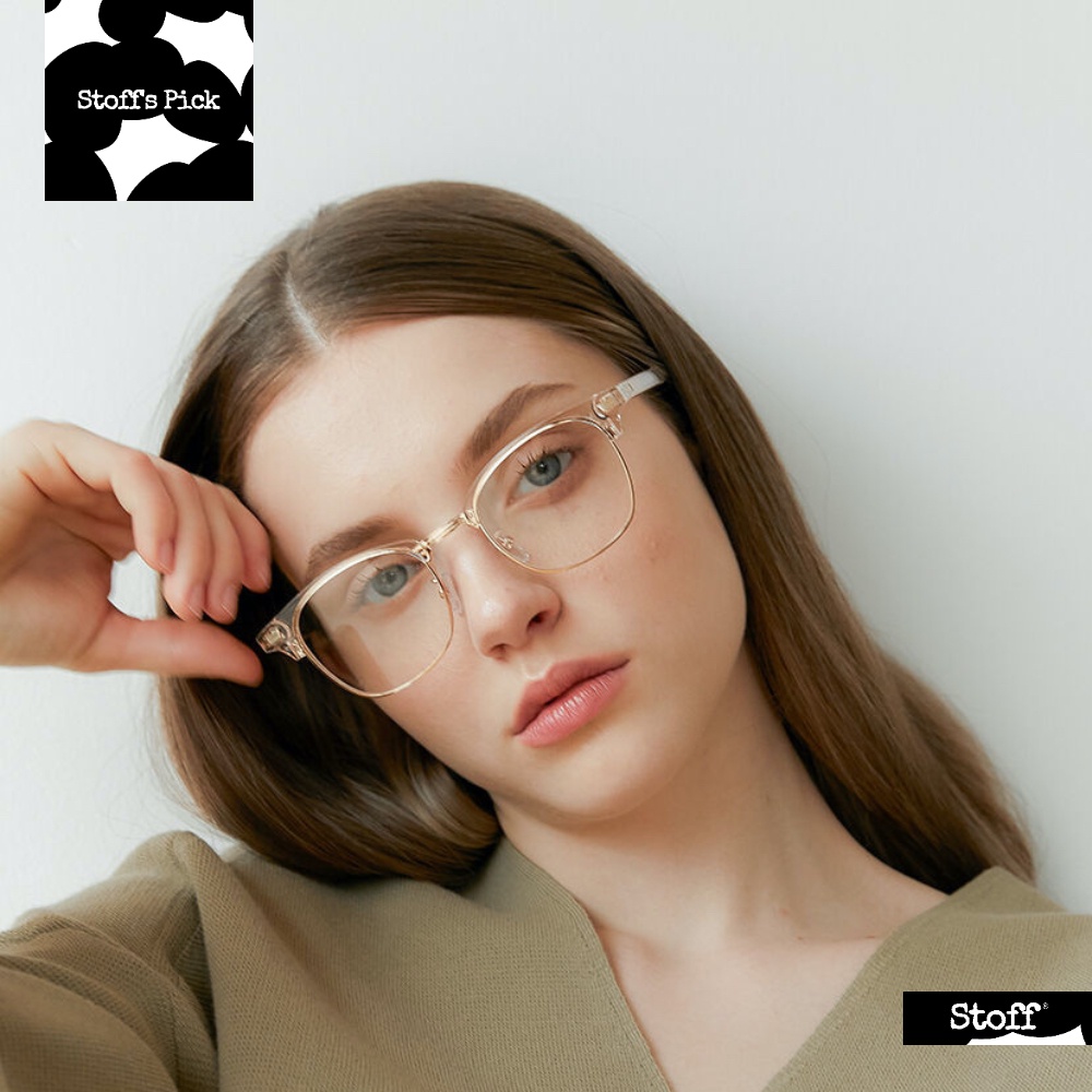 [Stoff's Pick from Korea] ONE BRILLIANT Linda Pink Glasses Frames_Original Price ฿3134_Over Size_Kor