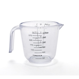 ถ้วยตวง ถ้วยพลาสติก 300ml / 1 1/2 CUP MEASURING CUP แก้วตวง ถ้วยตวงทำขนม แก้วตวงน้ำ ถ้วยตวงชงกาแฟ ถ้วยตวงของเหลว T1118