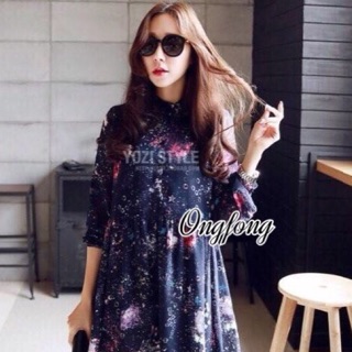 Minidressคอจีน