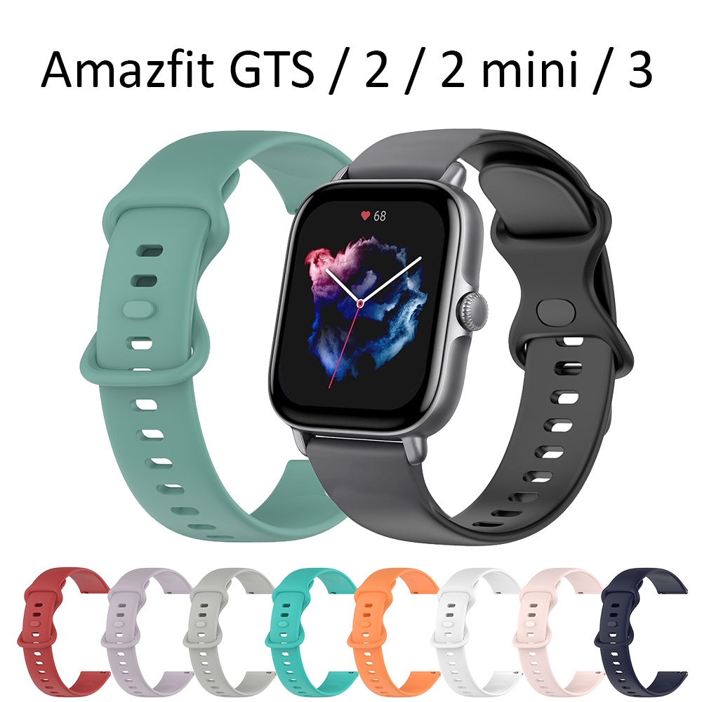 สําหรับ Amazfit GTS 4 3 2 mini 2e bip lite / bip s / bip u / pop Pro กว้าง 20 มม. smart watch band ส