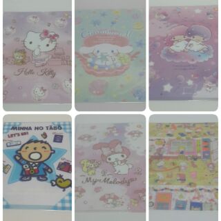 Sale !! แฟ้ม A4 sanrio
