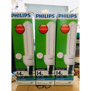 หลอดตะเกียบ Philips 14 w cool daylight  สีขาว