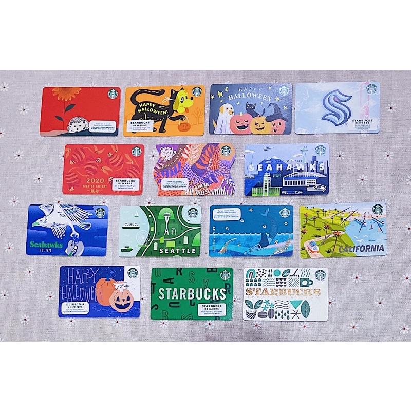 STARBUCKS [BUCKS COLLECTIBLE CARD] - โมเดลการ์ด PAIR OF MEMBER/PAPER MEMBER CARD MY BANG AND HOLIDAY