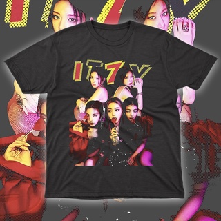 เสื้อยืดผ้าฝ้ายพิมพ์ลายKAOS KPOP ITZY I ITZY T-SHIRT I KPOP T-SHIRT OVERSIZE - BIGSIZE - UPSIZE