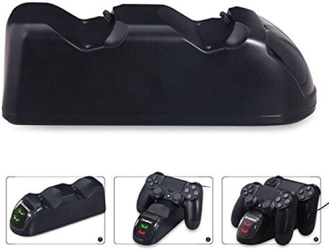 DOBE แท่นชาร์จจอย Ps4 มีไฟ (Ps.4 Dual Charging Dock of DOBE)(ที่ชาร์จจอย Ps4 ของ DOBE)(Charging Dock For Ps4 Controller)