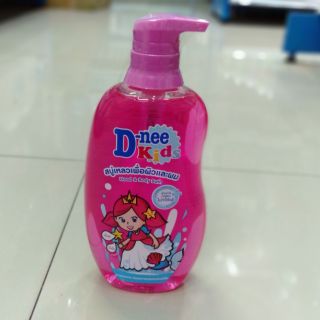 D-nee Kids สบู่เหลวเพื่อผิวและผมขนาด 400 มล.#หมายเหตุค่าขนส่งต่อสินค้า 1 ชิ้น