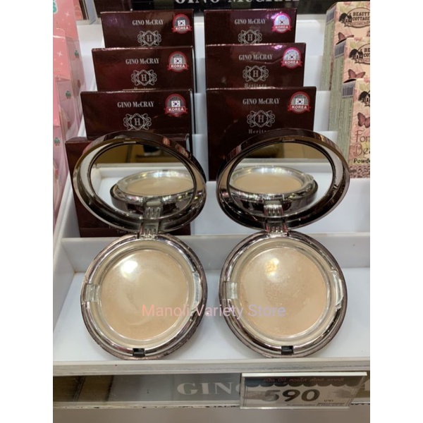 Beauty Buffet Gino Mccray Heritage BB powder SPF 37  แป้ง บีบี พรีเมียม (14 กรัม)