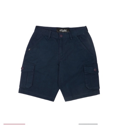 Rown Division Storage Cargo Short Pants - Rowndvsn Wrigley Navy Cargo Shorts