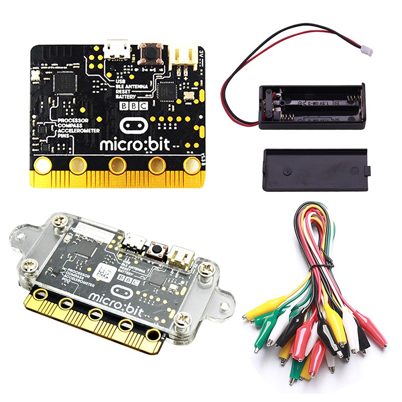 BBC Microbit Starter Kit Including Microbit Board with Acrylic Case ...