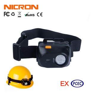 Nicron EXH90 ไฟฉายคาดศีรษะ 170LM ความสว่าง LED ไฟฉาย แบบพกพา กันน้ํา ไฟฉายชาร์จได้ ไฟฉายป้องกันการระเบิด ไฟหน้า EXH90