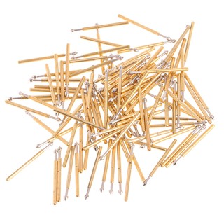 kiss*100 Pcs Spring Test Probe Pogo Pin P75-E2 Dia 1.3mm Length 16.5mm